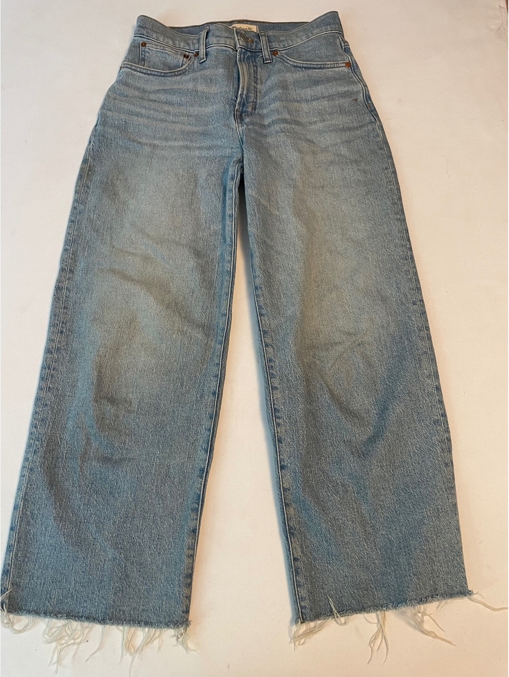 Madewell The Perfect Vintage Wide-Leg Crop Jean - Size 27